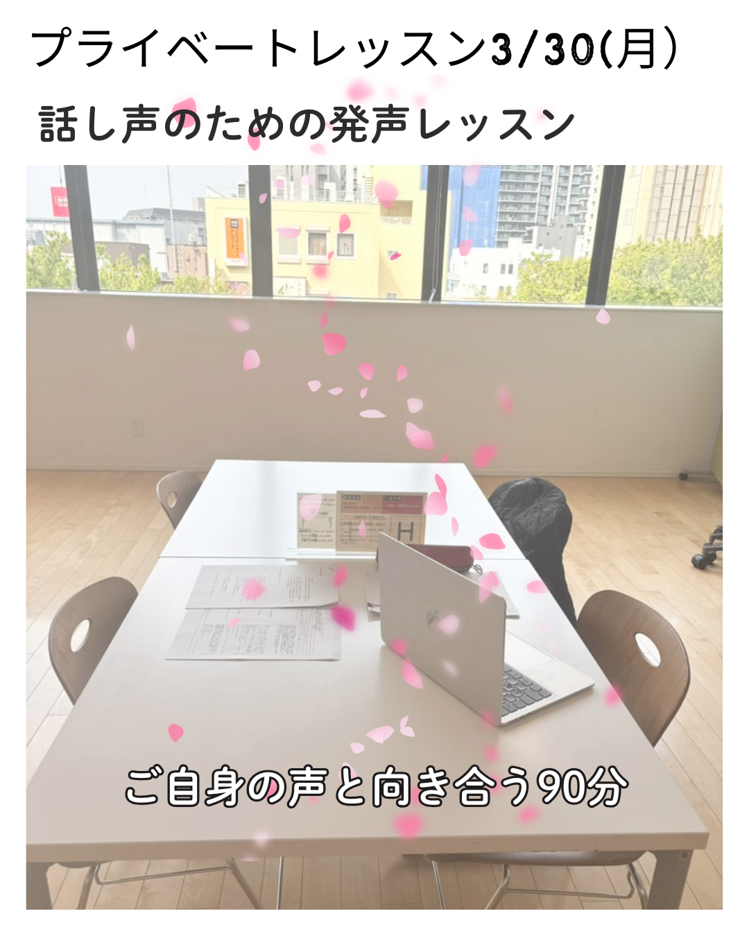 90分間のプライベートレッスン🕊️